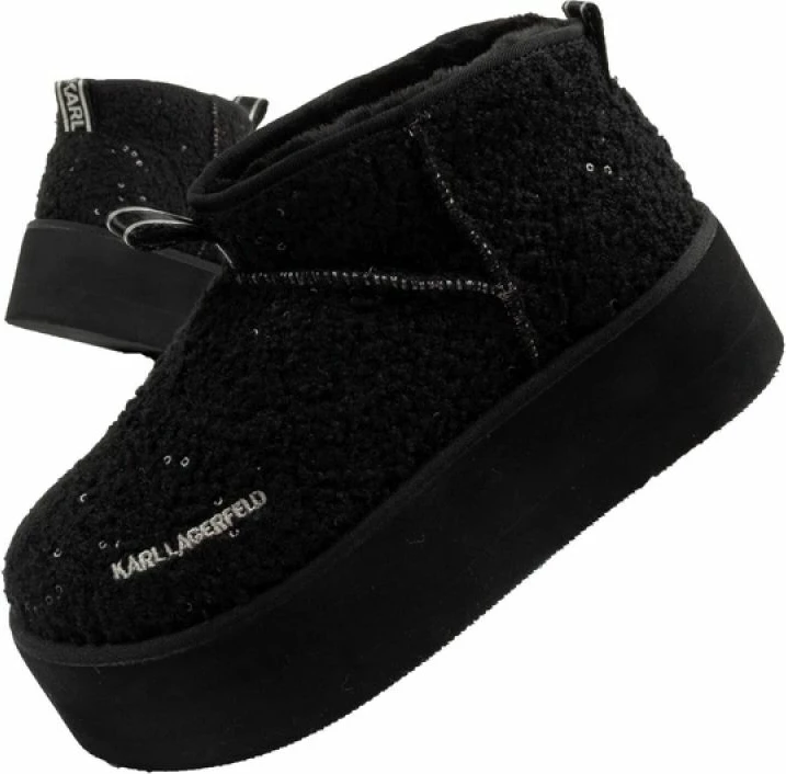 Çizme për femra Karl Lagerfeld, të zeza