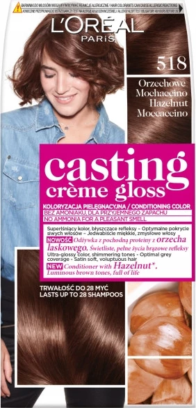 Ngjyrë për flokë Loreal Casting no. 518,