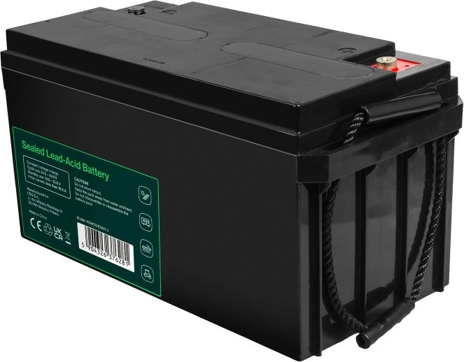 Bateri AGM VRLA, Green Cell, AGM12V65AH-J Cube, 12V 65Ah IP54, e zezë