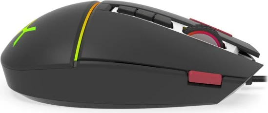 Maus Krux Fuze Pro, USB Lloji-A, 12000 DPI, i zi