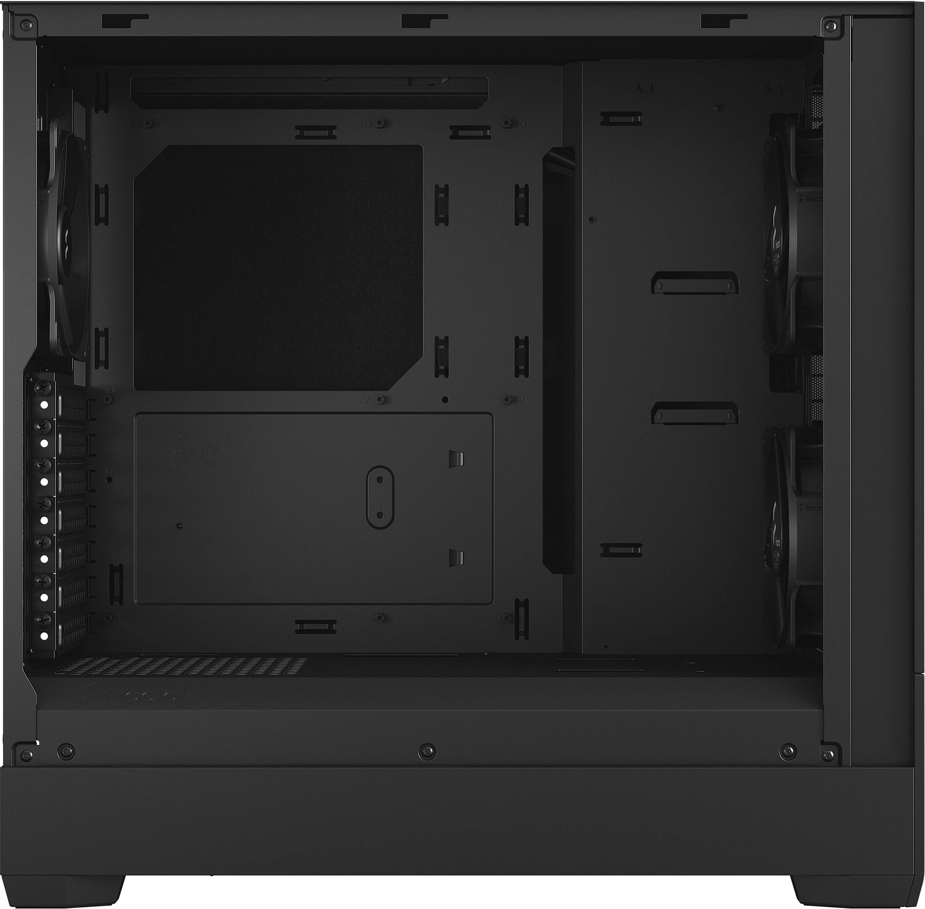 Kasë Fractal Design Pop Silent, Tower, PC, ATX, micro ATX, Mini-ITX, e zezë