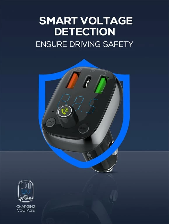 Karikues Për Veturë LDNIO C704Q (Zezë)