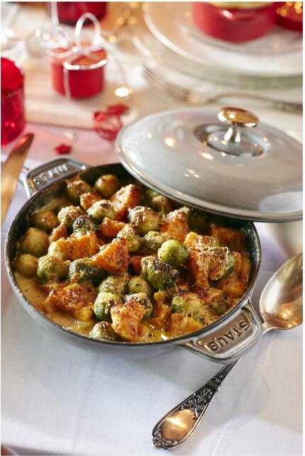 Ena furre me kapak, 20 cm, e rrumbullakët, gri grafit, gize