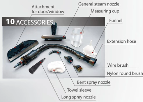 Pastrues me avull, Adler, CR 7021, 3.5 bar, 1050W, depozitë 350 ml, set 10 aksesorë