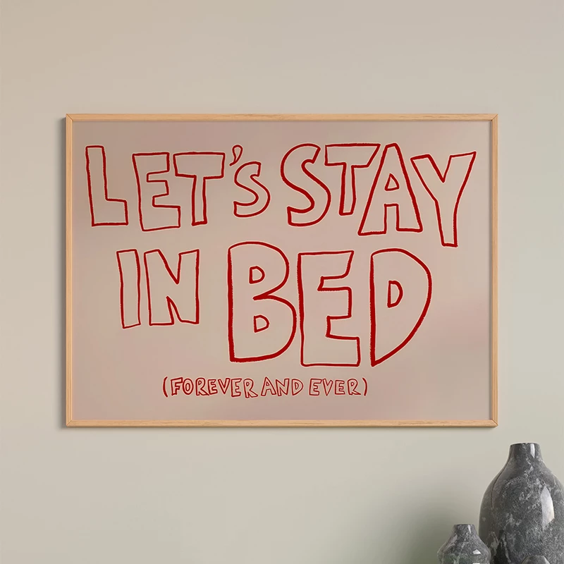 Dekor muror në kornizë Slepery, print digjital, 48x1.5x33cm