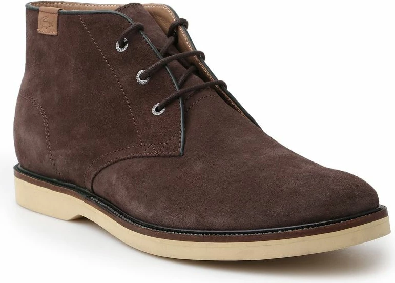 Këpucë të larta për meshkuj Lacoste, ngjyrë kafe