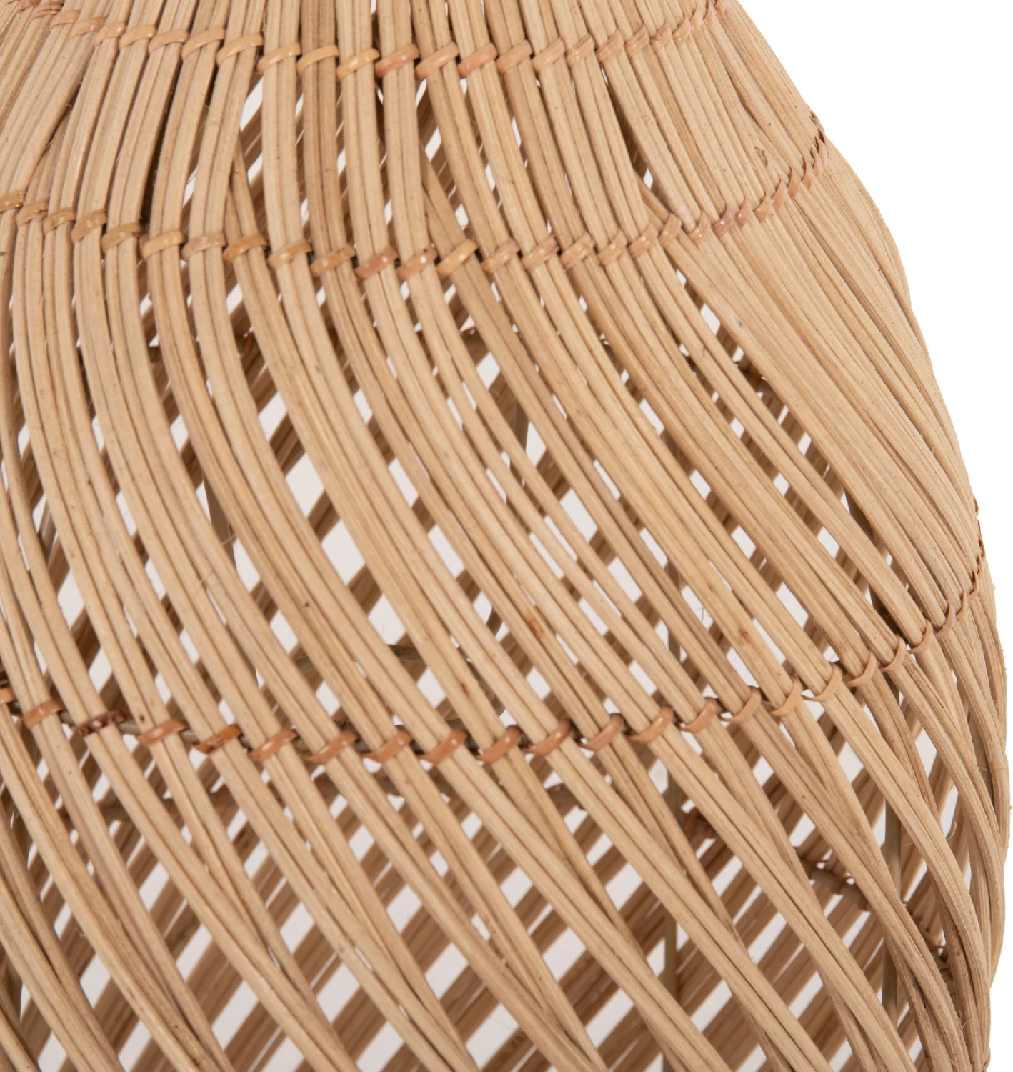 Llambë varëse tavani FH7885 prej ratanit, ngjyrë natyrale, Φ23x148H cm