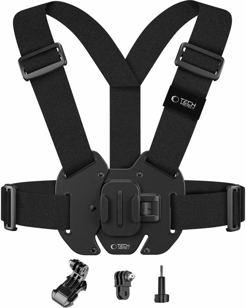 Mbajtëse kraharori Tech-Protect GA100 për GoPro/DJI, e zezë