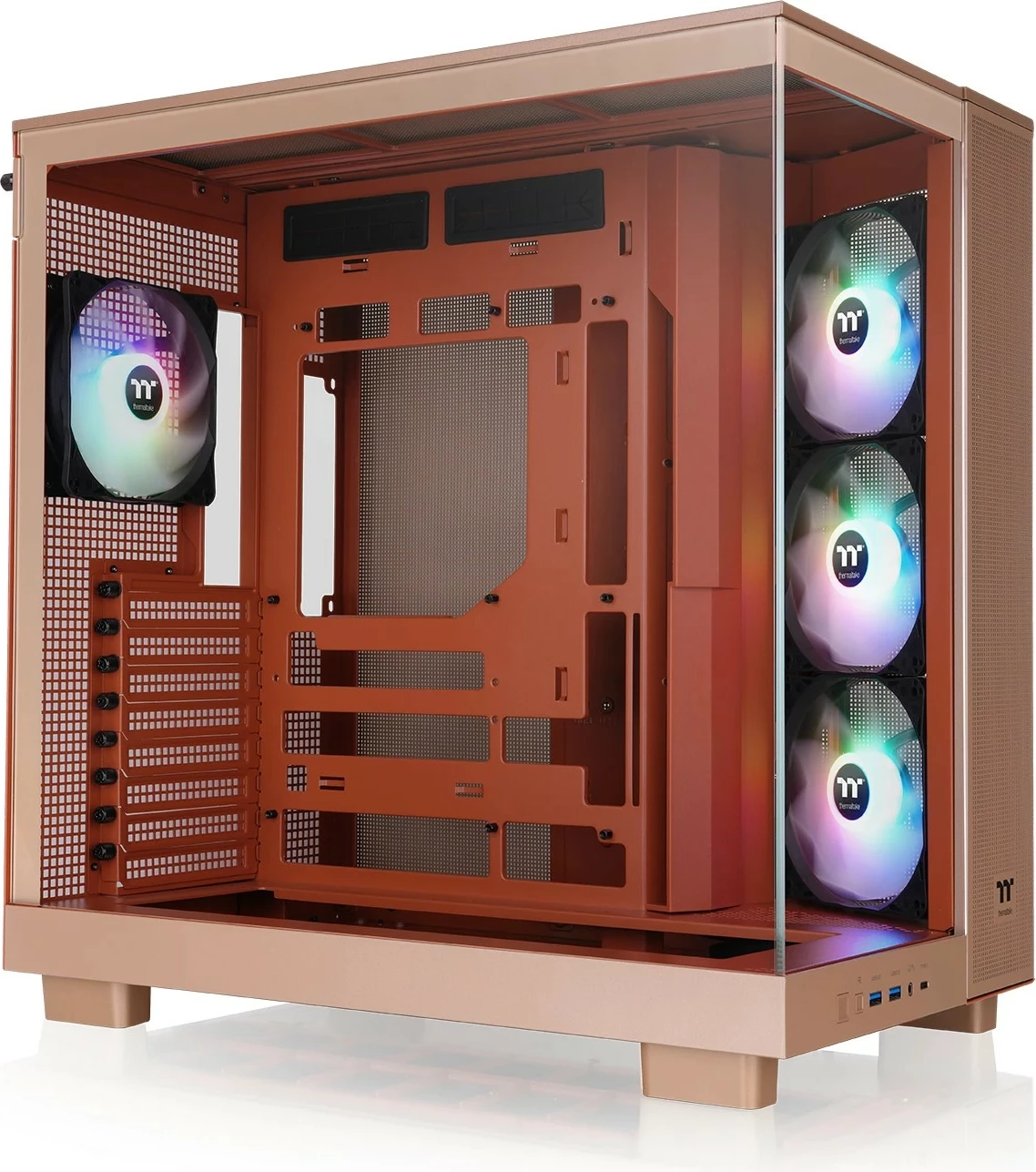 Kasë Thermaltake View 380 XL TG ARGB, Midi Tower, sand