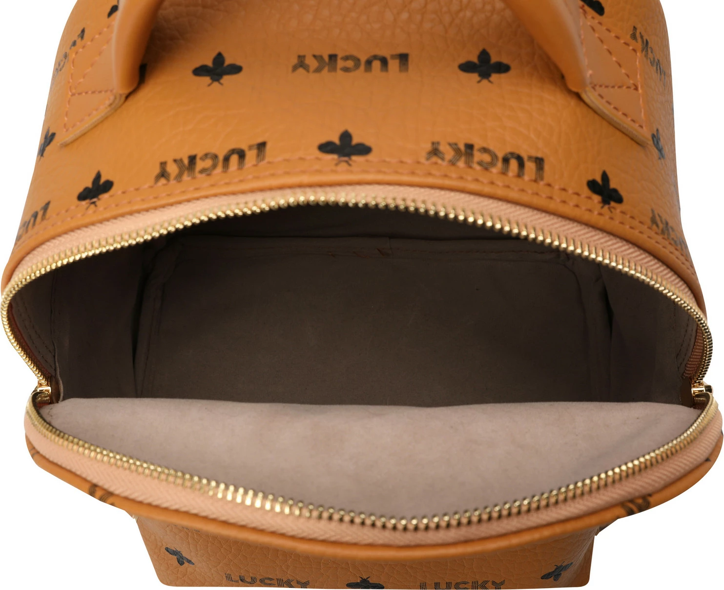 Çantë shpine Lucky Bees, ngjyrë tan, 338