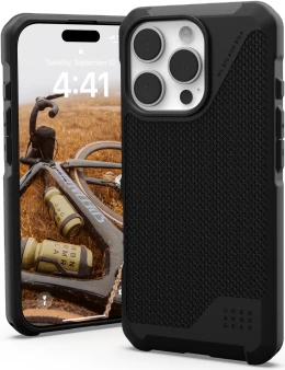 Mbështjellës UAG Metropolis LT MagSafe për iPhone 16 Pro, i zi