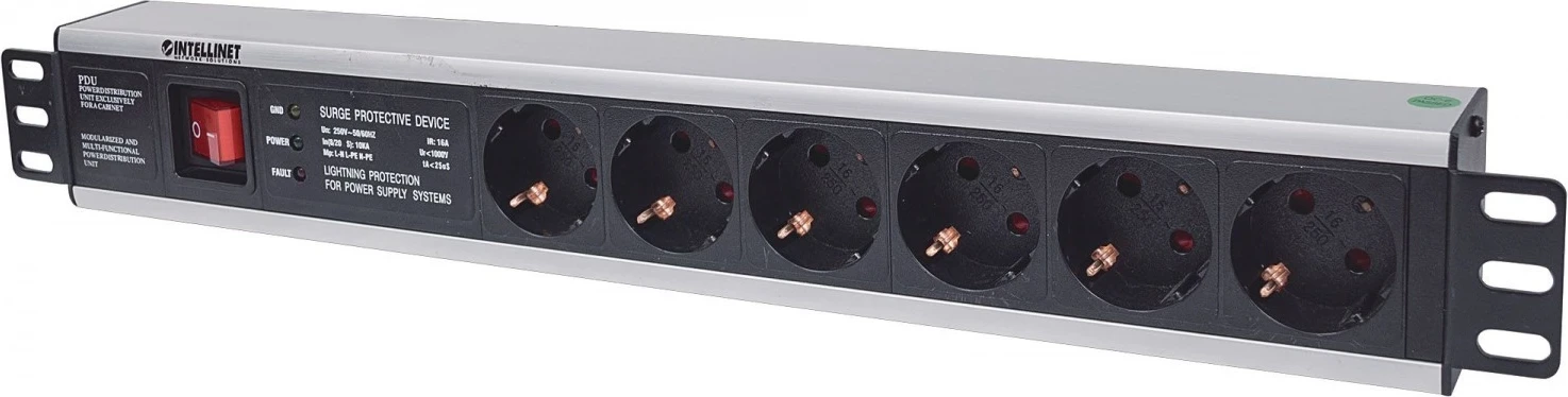 Prizë PDU Intellinet, 19'', 1.5U, 3m