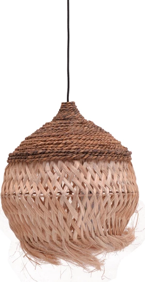 Llambë tavani Fiorine Inart abaca ngjyrë natyrale D35x45cm