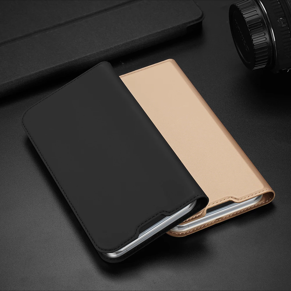 Mbështjellës Dux Ducis Skin Pro për iPhone 14 Plus, eko lëkurë, e zezë