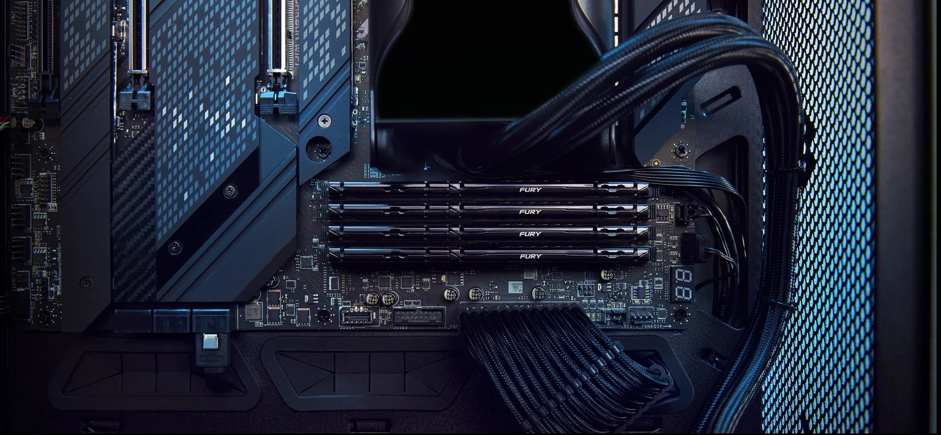 RAM Memorje Kingston FURY Beast 128GB 5600MT/s DDR5 CL40 DIMM (Kit prej 4) e zezë