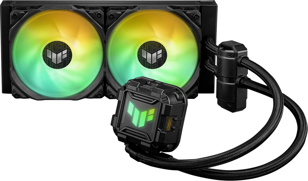 Ftohës me ujë AIO, Asus TUF Gaming LC 240 II ARGB 90RC00U1-M0UAY0, 240 mm, ARGB, madhësi L, zi