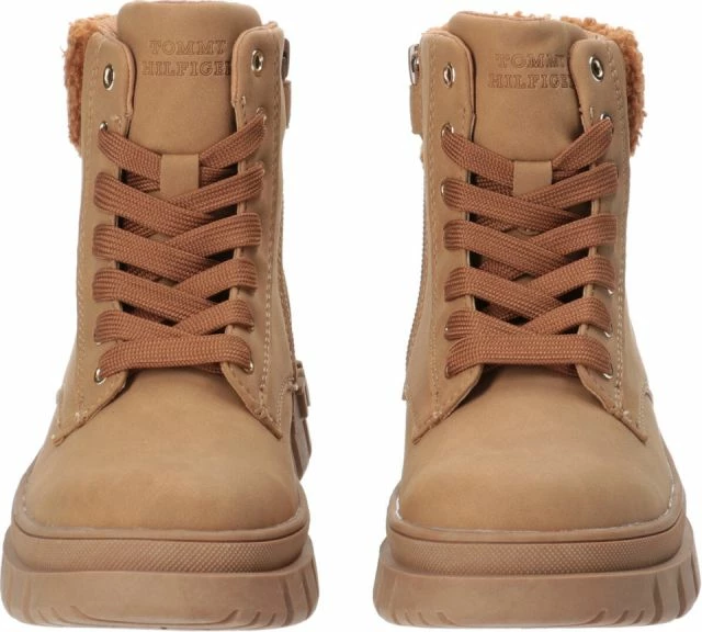 Çizme për femra Tommy Hilfiger, ngjyrë kafe