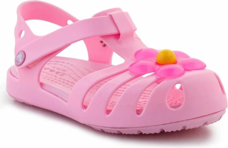 Sandalet Crocs Isabela për vajza, të rozë
