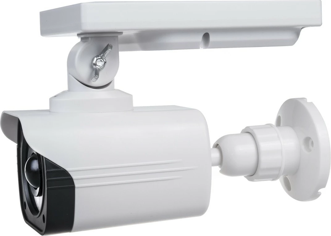 Kamerë false CEE SOL1800S me panel diellor dhe LED, e bardhë