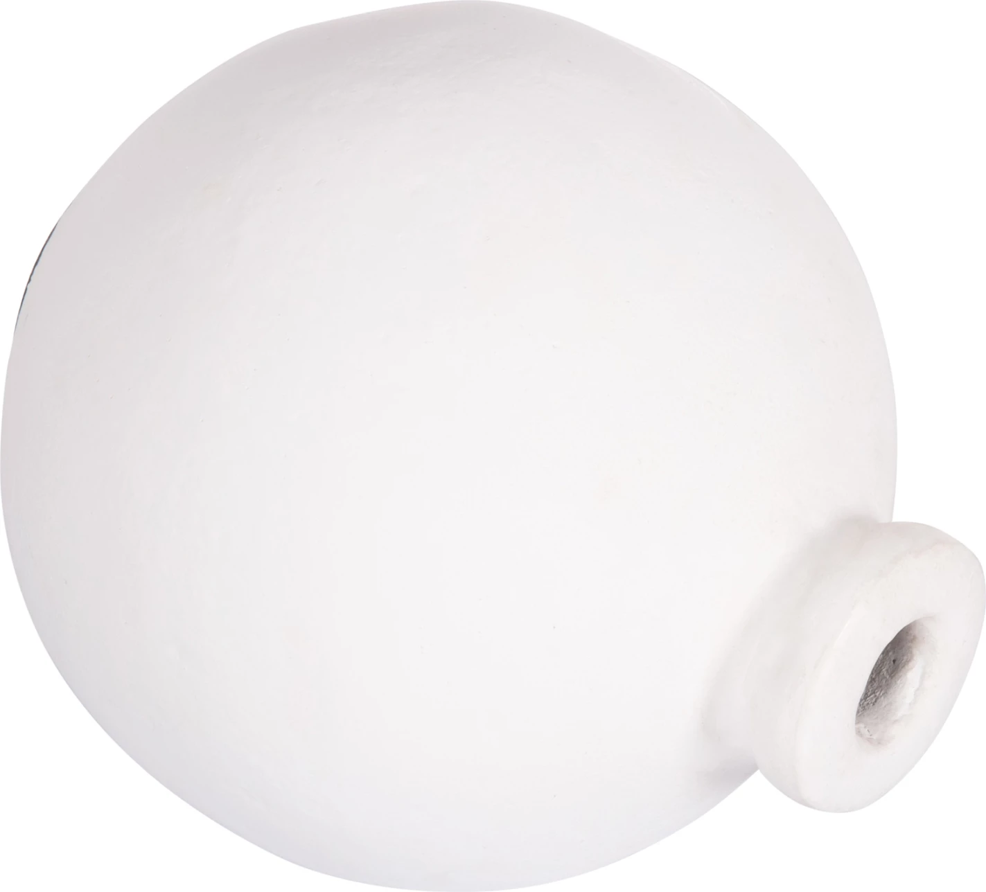 Vazo dekorative CLAYVON FH4410 terrakota ngjyrë bardhë 18x18x20Hcm