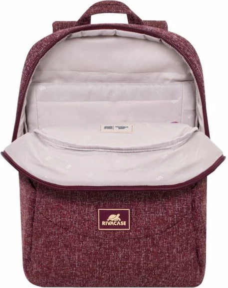 çantë shpine për laptop RIVACASE 7923, 13.3\", waterproof tweed, e kuqe