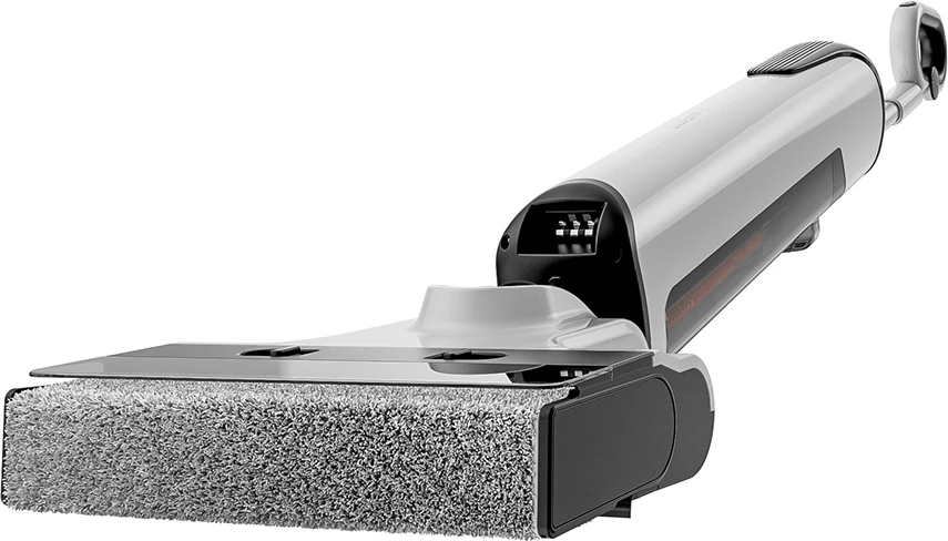 Fshesë elektrike në këmbë UWANT D700 me funksion larjeje dhe stacion karikimi, e bardhë