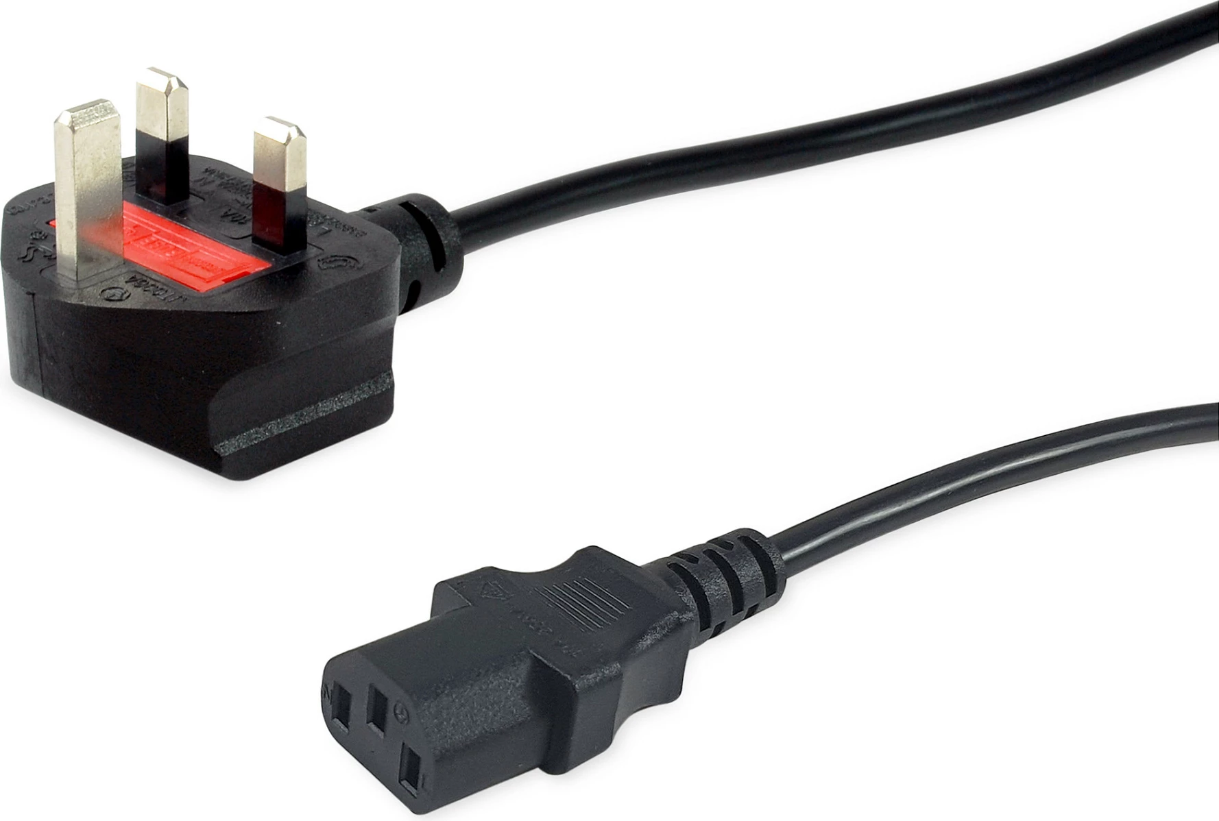 Kabllo rryme Equip, C13 në BS1363, 3.0m, 10A, e zezë