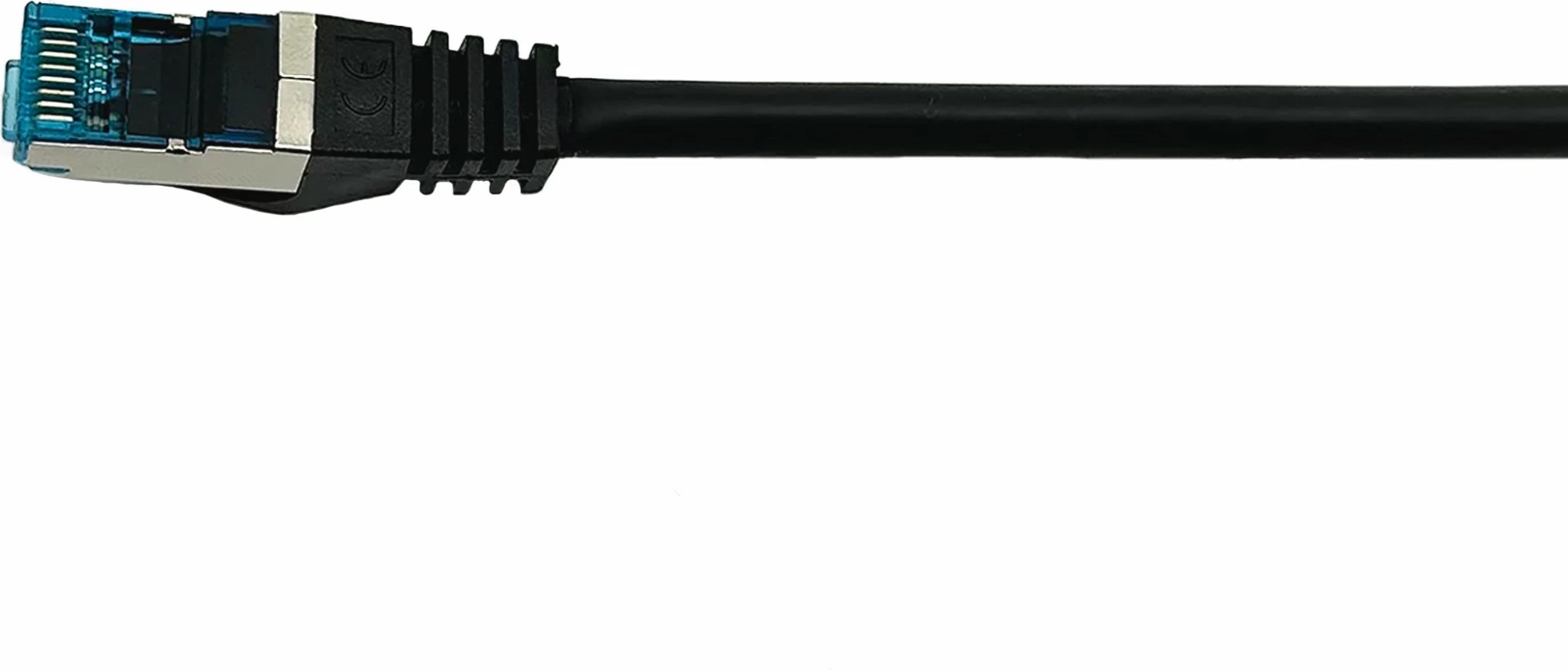 Kabëll rrjeti Cat6a Equip 5m, S/FTP, këndor-drejt, i zi