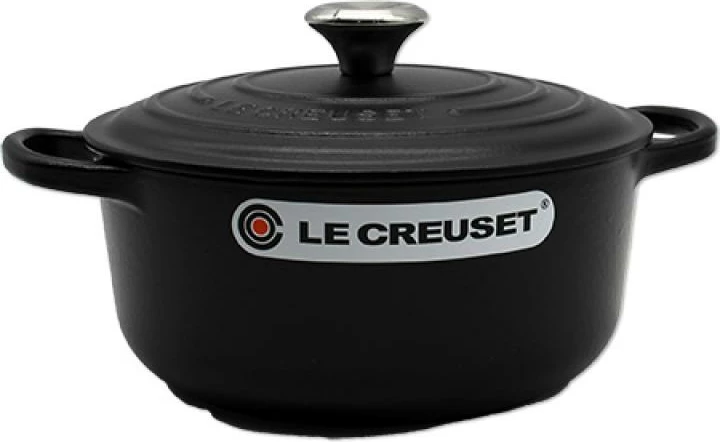 Kaserolë gize, Le Creuset, Signature Roaster Round 20 cm, e zezë (21177200000430)