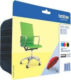 Patronë boje, Brother, LC-229XL Value-Pack, XL rendiment i lartë, set 4 copë, e zezë + ngjyra