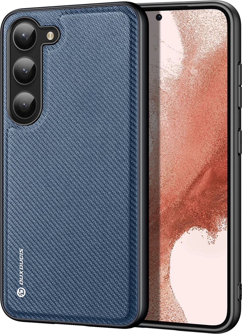 Mbështjellës Dux Ducis Fino për Samsung Galaxy S23+, kaltër