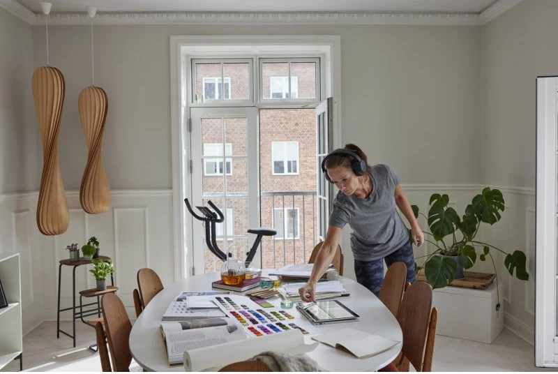 Headset stereo Yakimasport Voyager Surround 80 UC USB-C/A, e zezë