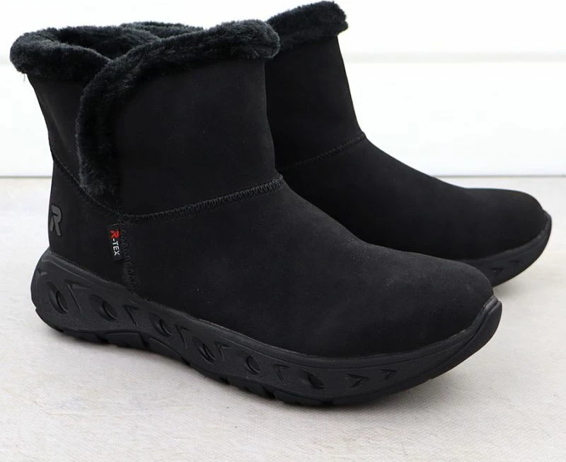 Çizme për femra Rieker, të zeza