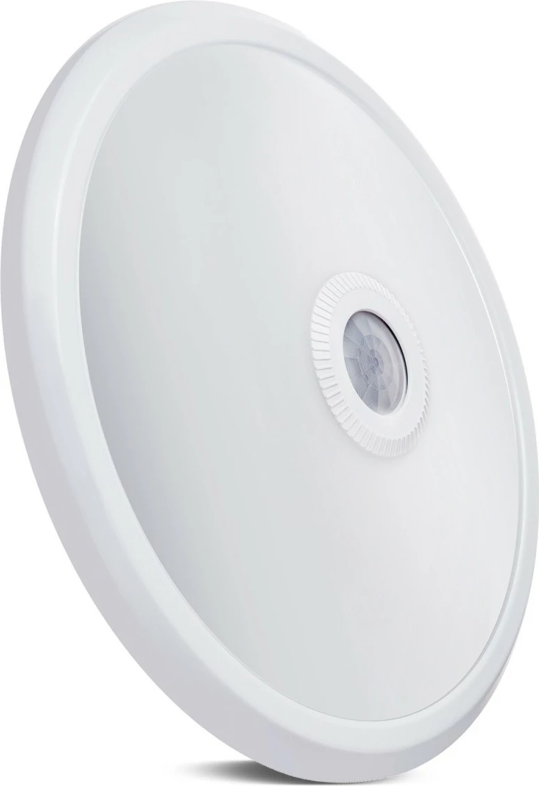 Llambë tavani LED Maclean MCE131, 12W, me sensor lëvizjeje PIR, Bardhë