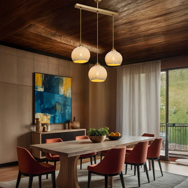 Llambë tavanore me tre drita PWL-0973 II E27, ngjyrë ari, 50x18x85cm