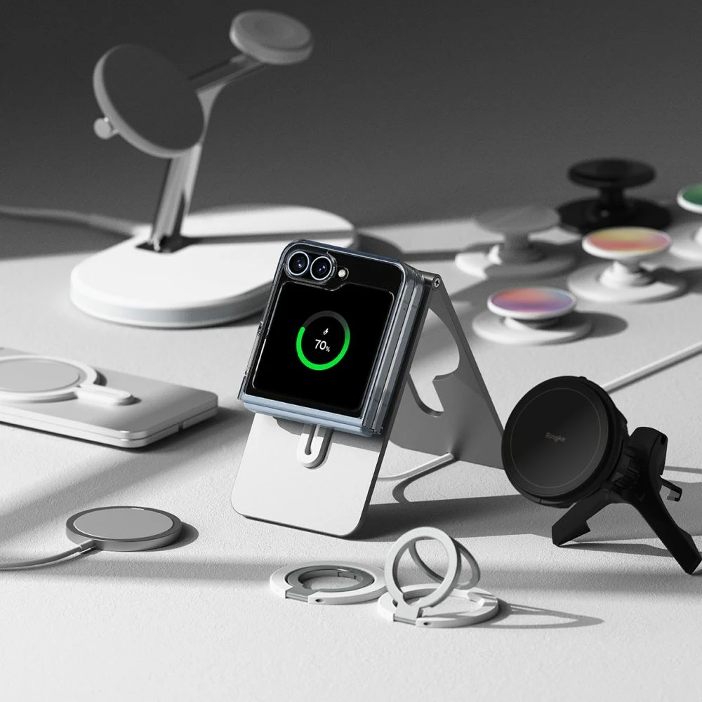 Mbështjellës Ringke Fusion MagSafe për Samsung Galaxy Z Flip 6, Transparent