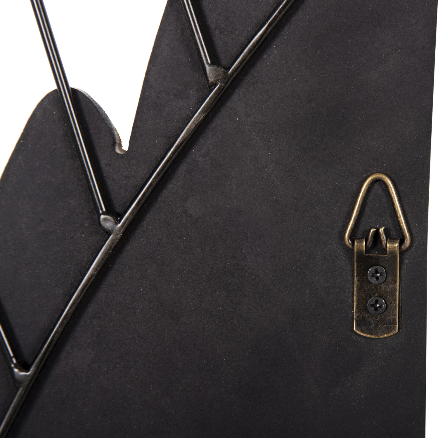 Dekor muri krahë FH4223 MDF në metal bardhë-zi 39x1,5x92Hcm