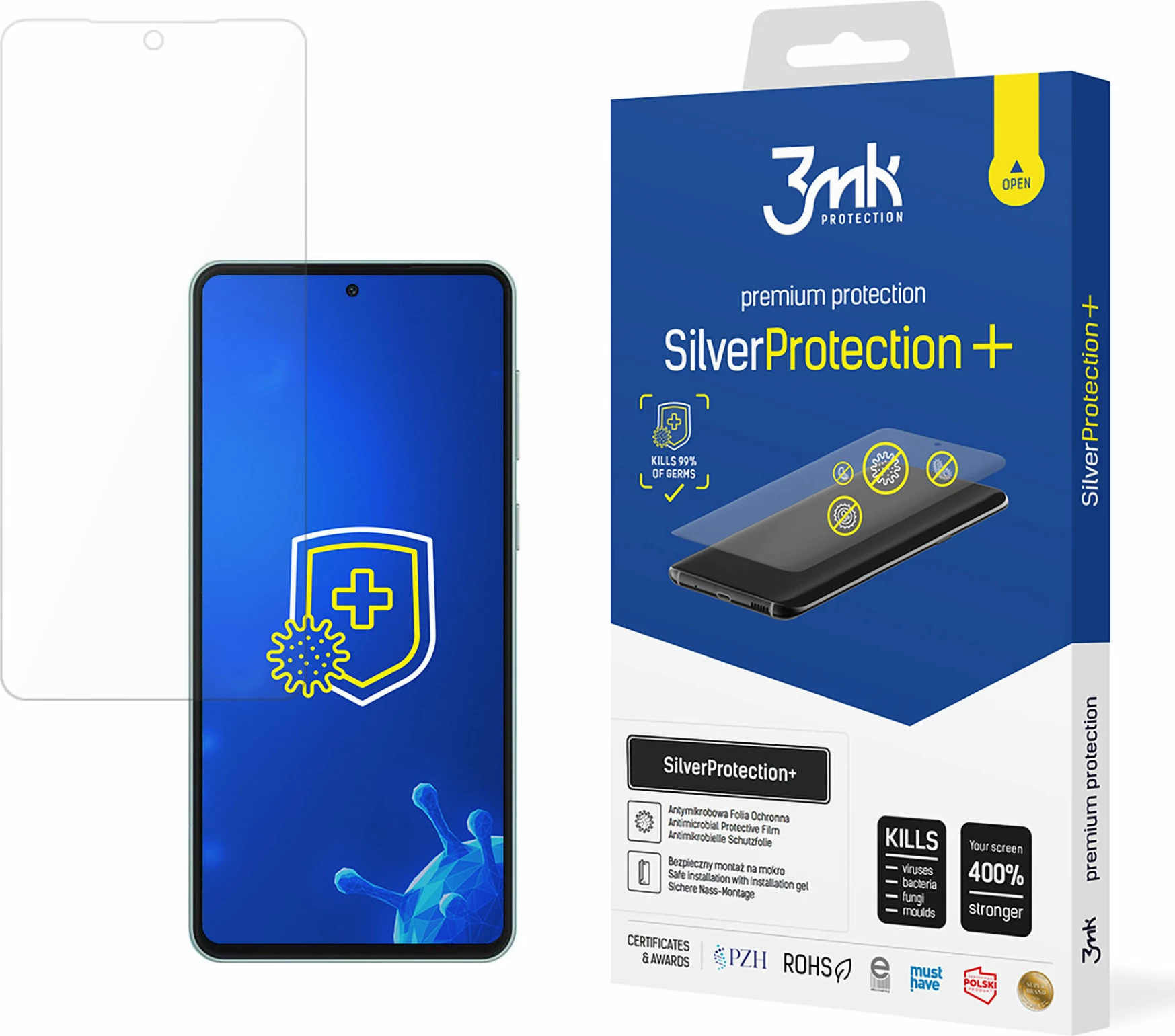Folje mbrojtëse 3mk SilverProtection+ për Samsung Galaxy M55