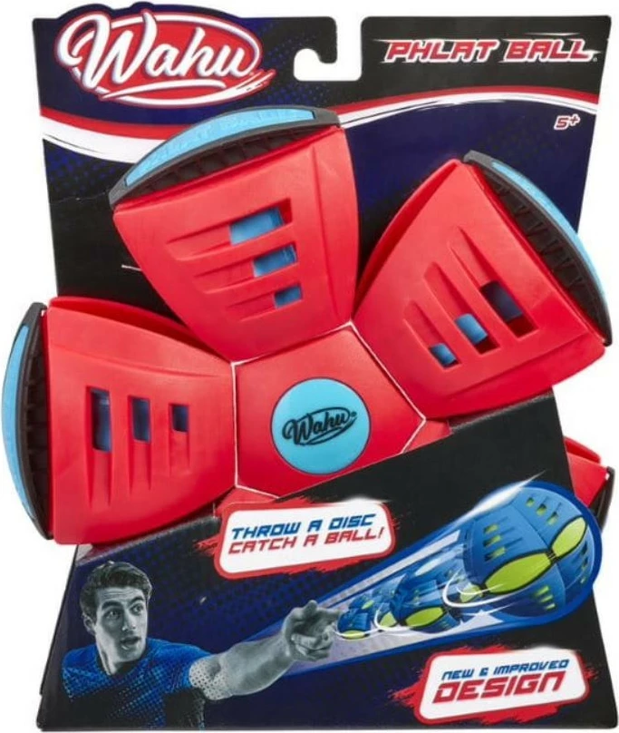 Disk fluturues/top transformues Goliath Wahu PhlatBall Classic, 21.5 cm, Kuqe