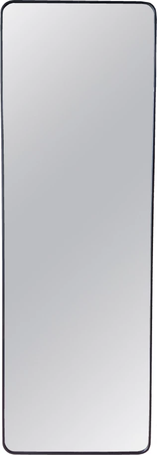 Pasqyrë drejtkëndëshe, kornizë e zezë, 40x120cm