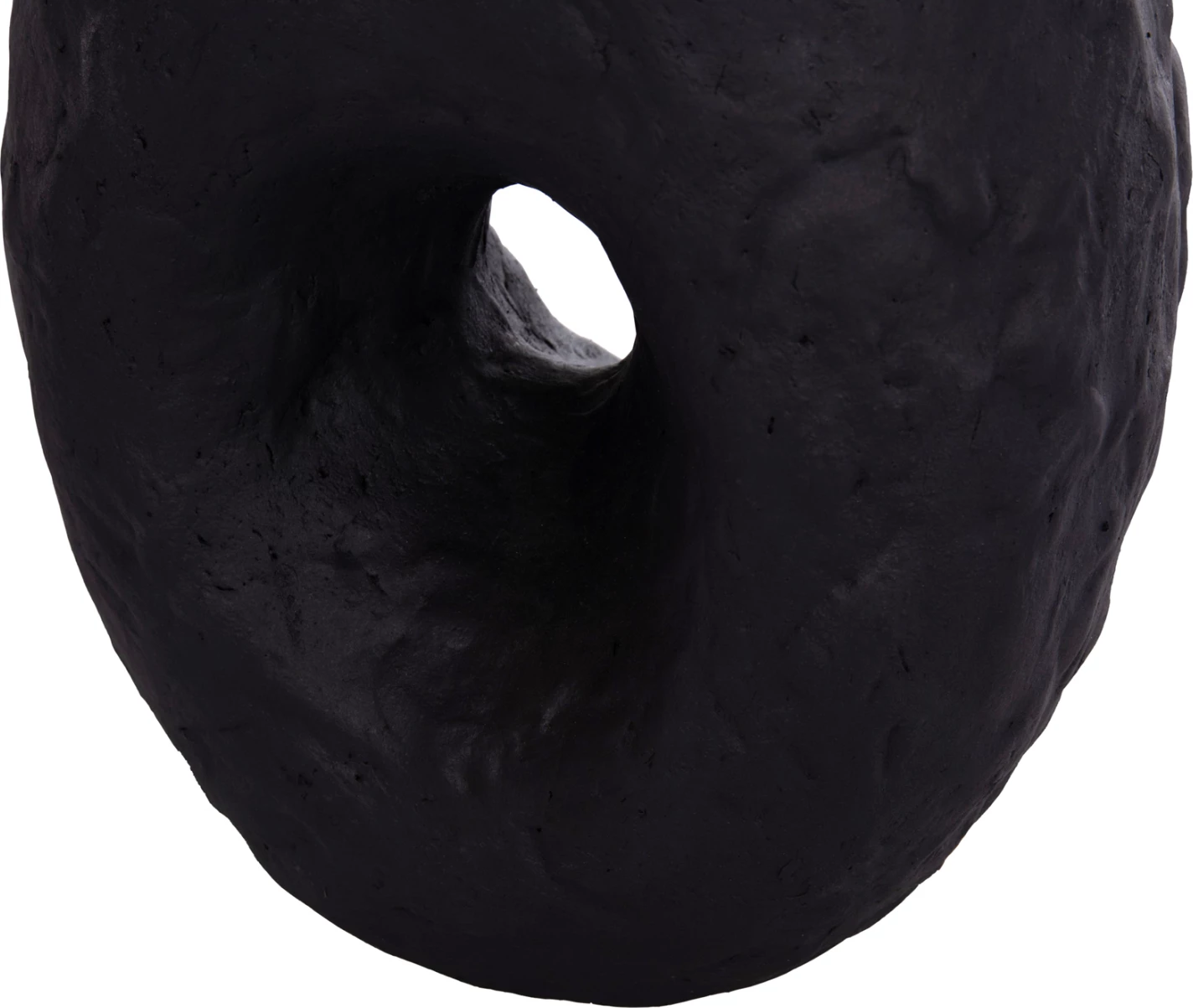 Vazo dekorative tavoline NAMENTIS, terrakotë, ngjyrë e zezë, FH4673.01S, 22x13x28cm