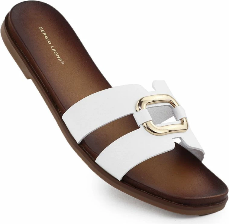 Papuqe femra Sergio Leone SK077H, të bardha