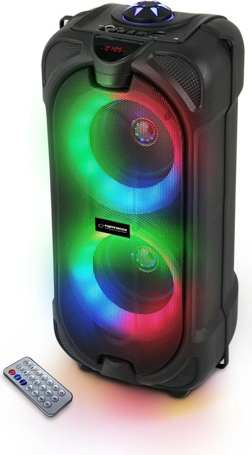 Altoparlant Bluetooth Esperanza RYTHM me LED RGB, 10W, i zi