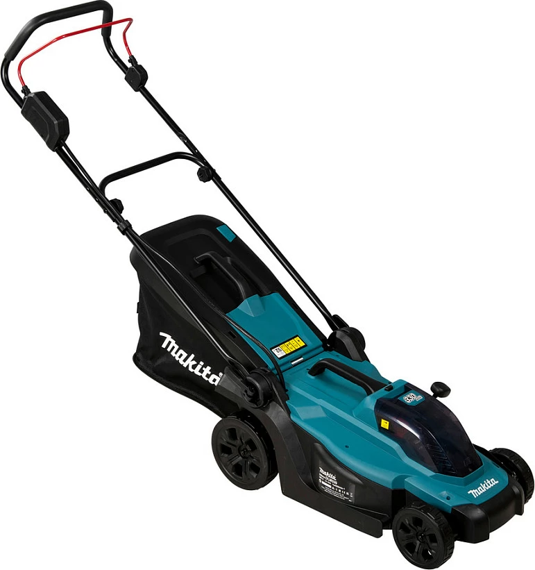 Kositës bari Makita DLM330Z, 18V, 33cm, me bateri, zi/turkuaz