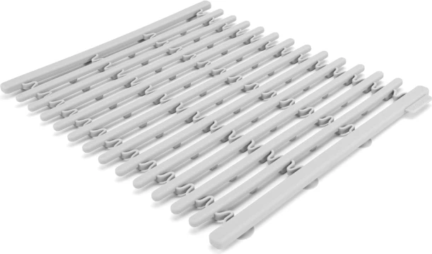 tapet silikoni për lavaman Brabantia 148743 30x30 cm, gri e çelët