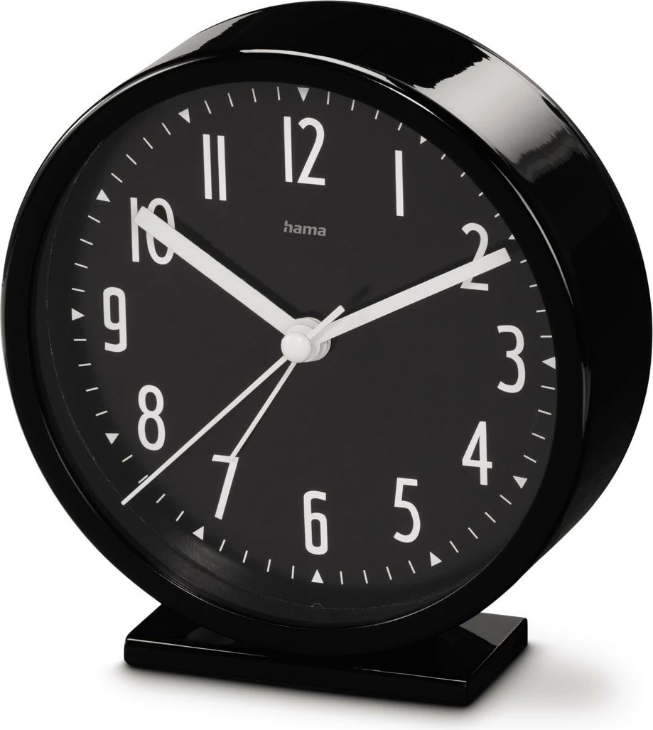 Orë alarmi Hama Skye, analog, 11.3 cm, e zezë