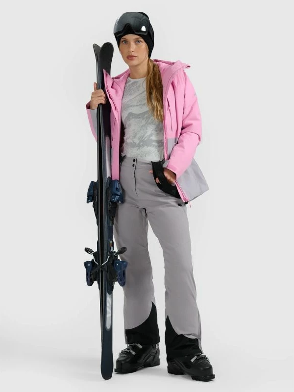 Jakne skijimi për femra 4f, e kaltërt