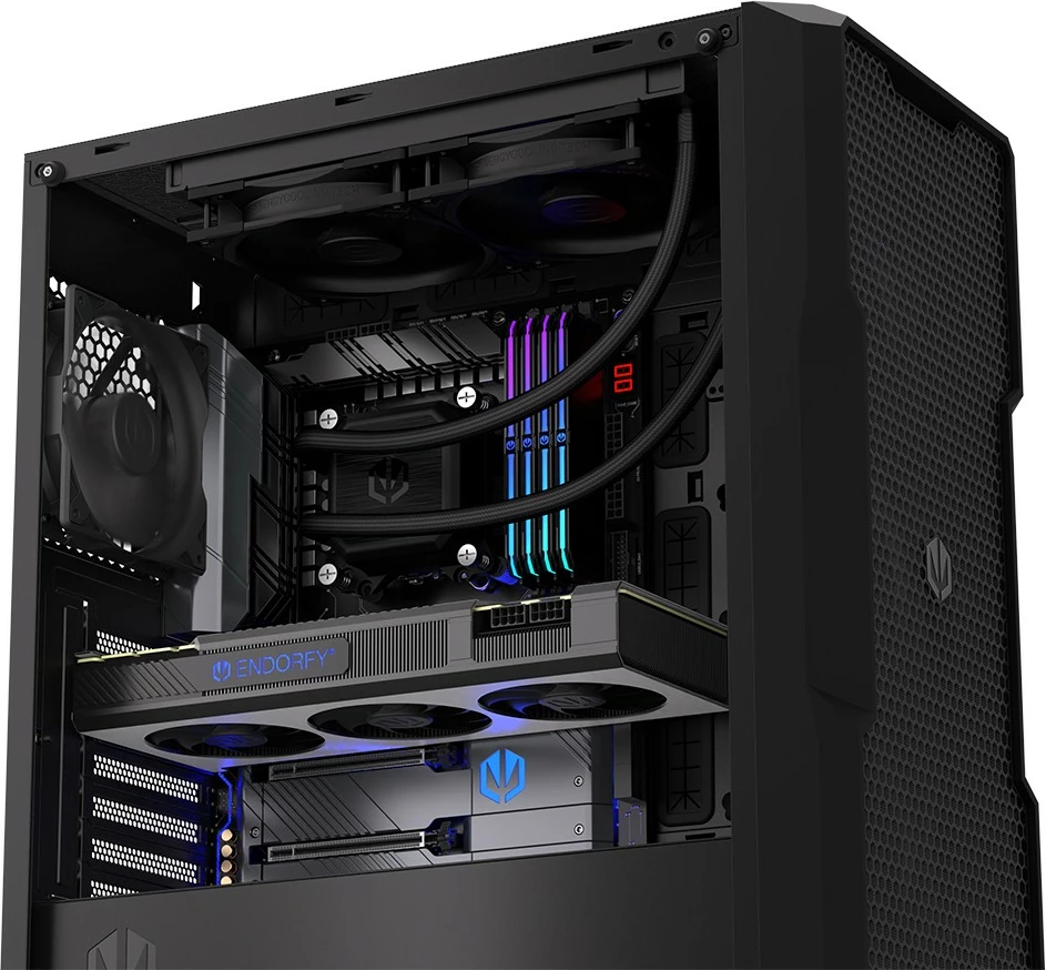 Kasë ftohëse për CPU Endorfy Navis F240, 240mm, 2x12cm ventilatorë, e zezë