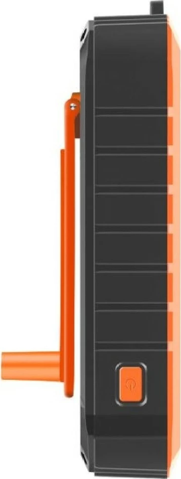 Powerbank solar me manivelë 4smarts Proper Solar KAT07306 12000 mAh 2x USB-A hyrje USB-C gri/portokalli