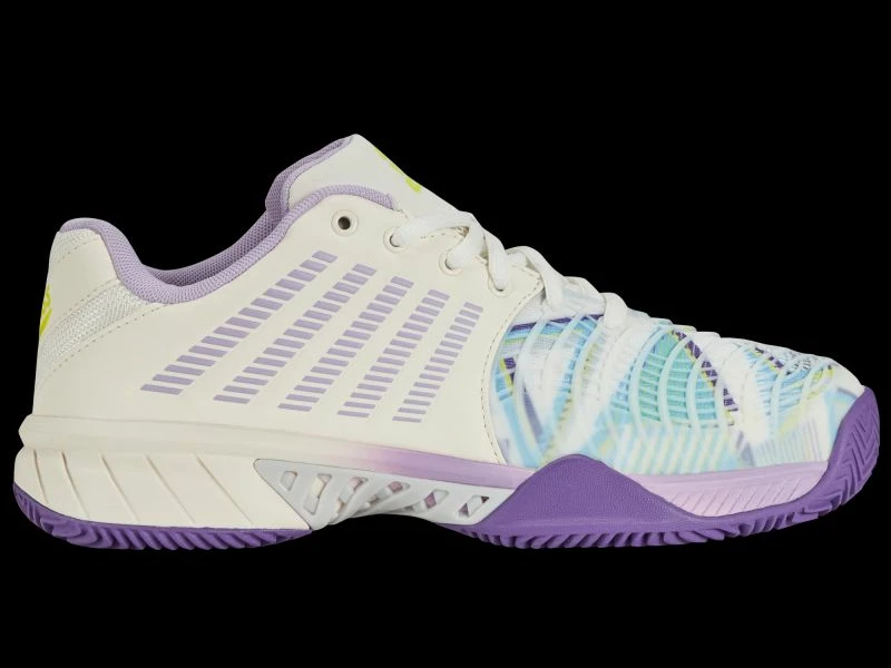 Atlete për femra K-Swiss, të bardha/vjollcë